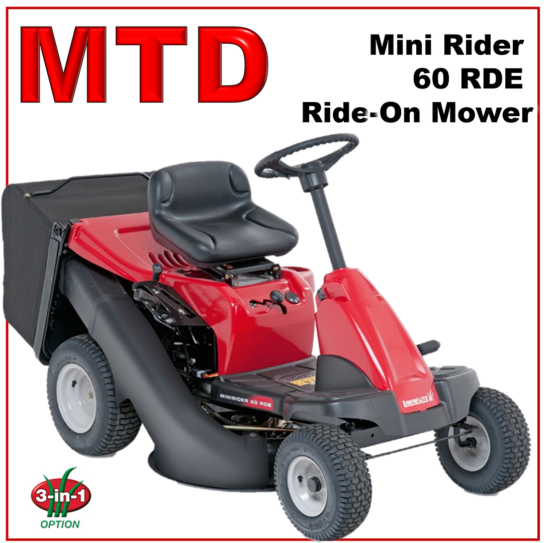 Lawnflite Smart Mini Rider 60 Rdhe 60cm Hydrostatic Ride On Mower Lawnmower Mtd Ebay 6704